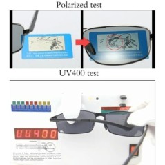 Aoron Polarizált napszemüvegek Férfi/Női Vezetési Tükör Napszemüvegek Fémvázas védőszemüvegek UV400 Csillogásgátló Napszemüvegek