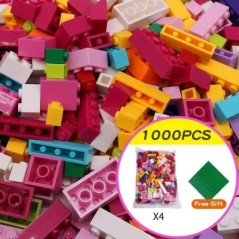 1000 darab barkácsolás kreatív építőkockák tömeges készletek City Classic Bricks összeszerelés Brinquedos oktatójátékok gyerekek