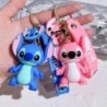 Anime Disney Keychain Cartoon Mickey Mouse Minnie Lilo & Stitch Cute Doll Keyring Ornament Key Chain Car Pendant Kids Gift