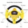 Gyerekek elektromos szimulációs kormánykerék játékok Ajándékok Könnyű hangok Zenés babakocsi vezetést szimulál énekes játék gyer