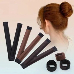 Lady Girl Hajkiegészítők Édes francia ételekből készült hajpánt Ball Twist Magic DIY eszköz kontykészítő szintetikus fánk bimbós