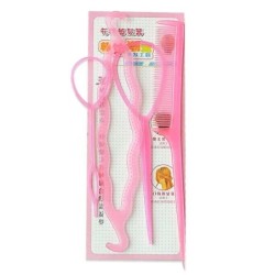 Magic Hair Styling Tools Set Barkácsolás Hajfonás Fonó Kiegészítők Hajtű Twist Bun Barrettes Hajkapcsok Női Fodrászat