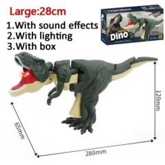 Dinoszaurusz Zazaza Gyermek kézi prés automata lengő harapás szimulációs modell Tyrannosaurus Rex dinoszaurusz játékok gyerekekn