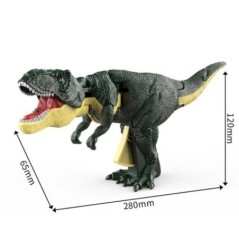 Dinoszaurusz Zazaza Gyermek kézi prés automata lengő harapás szimulációs modell Tyrannosaurus Rex dinoszaurusz játékok gyerekekn