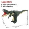 Dinoszaurusz Zazaza Gyermek kézi prés automata lengő harapás szimulációs modell Tyrannosaurus Rex dinoszaurusz játékok gyerekekn