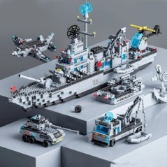 Kompatibilis a Lego katonai haditengerészeti hajókészletekkel, építőkockákkal, játékokkal, téglával, repülőgéppel szállított had