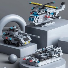 Kompatibilis a Lego katonai haditengerészeti hajókészletekkel, építőkockákkal, játékokkal, téglával, repülőgéppel szállított had