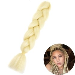 24" Synthetic Yaki Braids Hair kanekalon Ombre Braiding Hair Jumbo Braid Hair Extension For Women Hundreds of colors DIY Hair