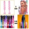 24" Synthetic Yaki Braids Hair kanekalon Ombre Braiding Hair Jumbo Braid Hair Extension For Women Hundreds of colors DIY Hair