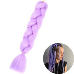 24" Synthetic Yaki Braids Hair kanekalon Ombre Braiding Hair Jumbo Braid Hair Extension For Women Hundreds of colors DIY Hair