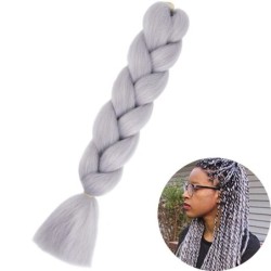 24" Synthetic Yaki Braids Hair kanekalon Ombre Braiding Hair Jumbo Braid Hair Extension For Women Hundreds of colors DIY Hair