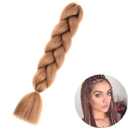 24" Synthetic Yaki Braids Hair kanekalon Ombre Braiding Hair Jumbo Braid Hair Extension For Women Hundreds of colors DIY Hair