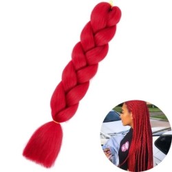 24" Synthetic Yaki Braids Hair kanekalon Ombre Braiding Hair Jumbo Braid Hair Extension For Women Hundreds of colors DIY Hair