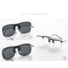 VIVIBEE Polarizált Flip Up Clip napszemüveg vezetéshez Sötét UV400 Photochromic Anti Glare Lens MyopiaSun Glasses autós vezető