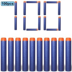 7,2 cm 100 db Nerf Soft Bullets Darts Round Head utántöltő Szivacs Darts Gyerekek Játékfegyver Golyók NERF N-Strike Blasterekhez