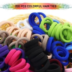 100/500db Színes nejlon elasztikus hajpántok nőknek Nylon Scrunchie nyakkendőkGumiszalag Elasztikus Hajpánt Lány Hajkiegészítők