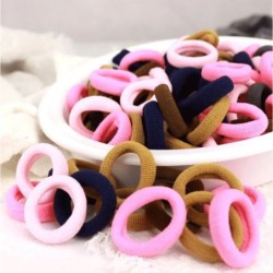 100/200 DB női lányok színes nejlon rugalmas hajpántok lófarok tartású kis hajkötő gumiszalagok Scrunchie haj kiegészítők