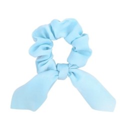 Új Chiffon Bowknot selyem hajcsiszolók női gyöngy lófarok tartó hajkötők Hajkötél gumiszalagok fejfedők hajkiegészítők