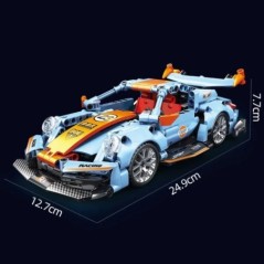 523db Építőkövek City Speed Car Ünnepi ajándék versenyautó Super Racers téglákkal Játékok gyerekeknek Fiú ajándék