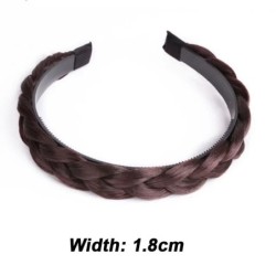 Paróka Fonott fejpántok nőknek Fishbone Wide Twist hajpántok Kézzel készített fejpántok Hajpántok Styling Fejfedők Kiegészítők A